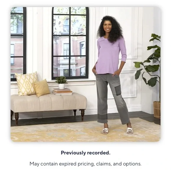 LOGO shadow patch pull-on jeans - Picture 12 of 16